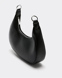 Half-Moon Bag with Studded Strap