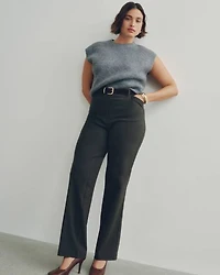 Straight-Leg High-Rise Pant