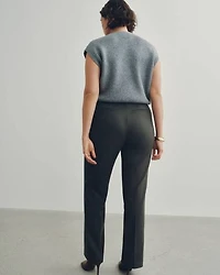 Straight-Leg High-Rise Pant