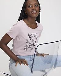 Scoop Neck Graphic T-Shirt