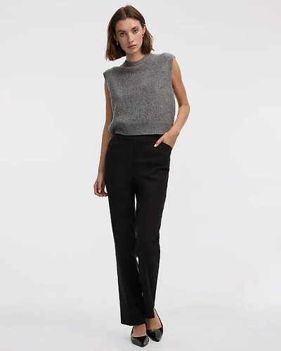 Straight-Leg High-Rise Pant