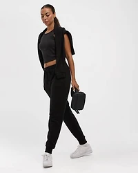 Pantalon jogger en molleton