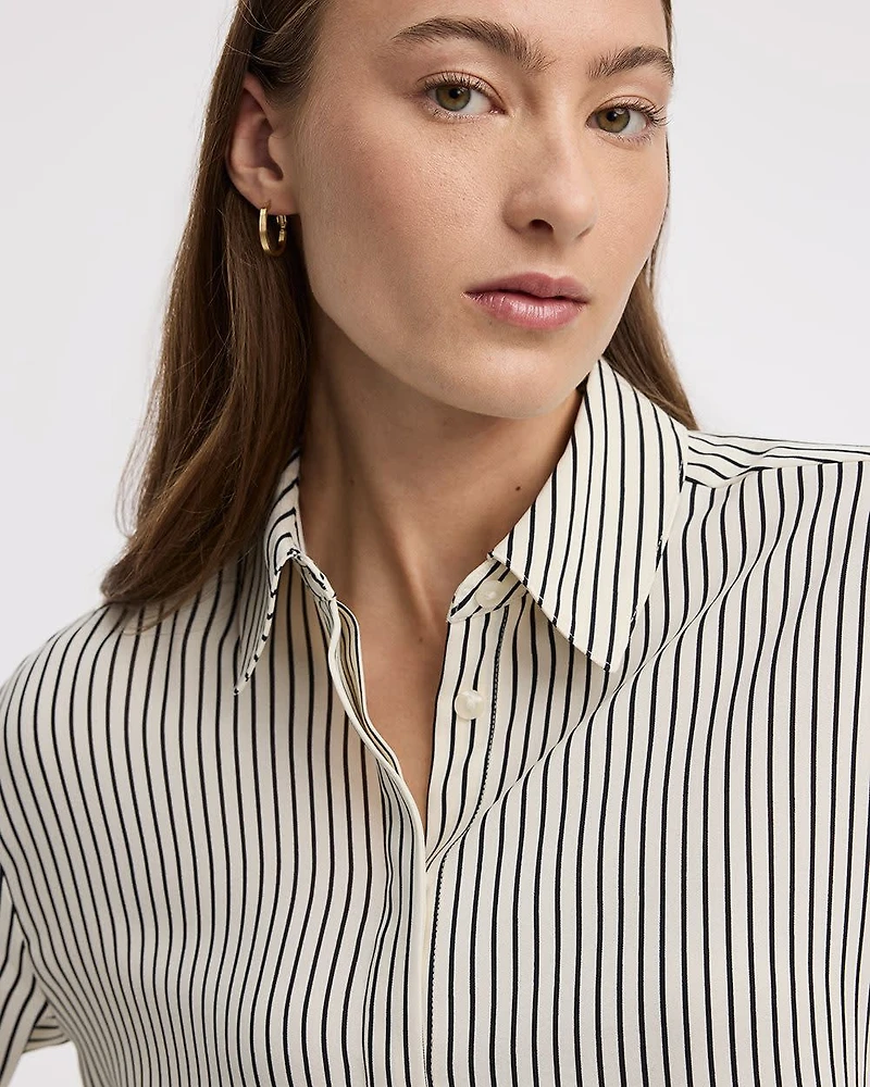 Blouse boutonnée à manches longues
