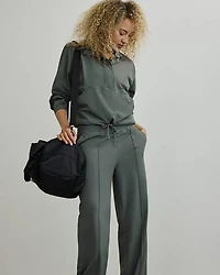 Pull à demi-zip