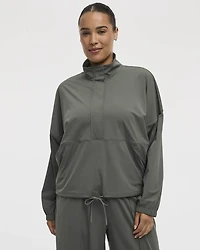 Pull à demi-zip