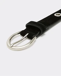 Eyelet Suede Belt