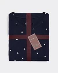 Ensemble pyjama en coton à manches longues et jogger