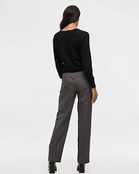Straight-Leg High-Rise Pant