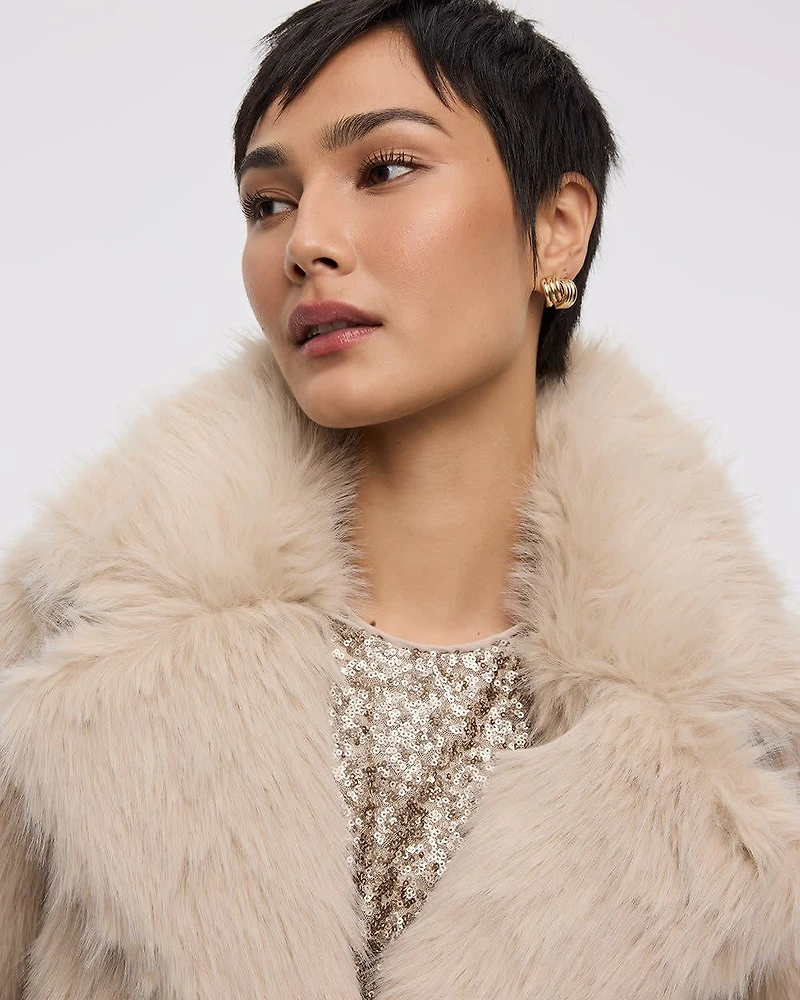 Faux Fur Coat