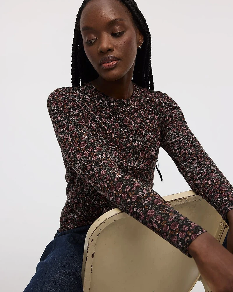 Long-Sleeve Crew-Neck Tee