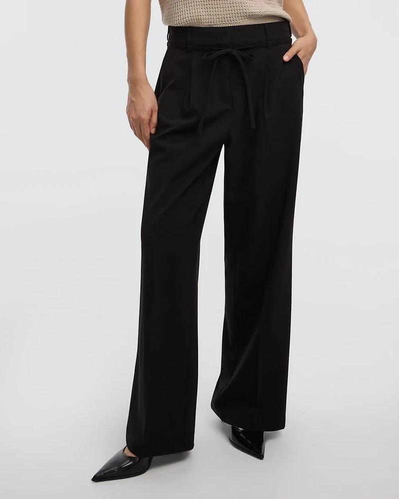 Wide-Leg High-Rise Pant