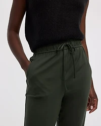 Tapered-Leg High-Rise Pants