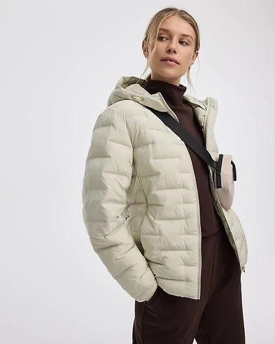 Manteau matelassé avec capuchon