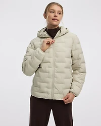 Manteau matelassé avec capuchon