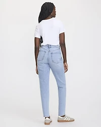 Tapered-Leg High-Rise Jean