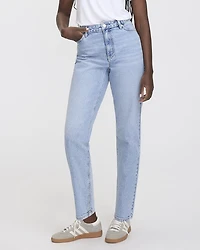 Tapered-Leg High-Rise Jean