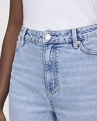 Tapered-Leg High-Rise Jean