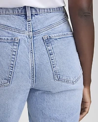 Tapered-Leg High-Rise Jean