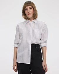 Chemise rayée à manches longues