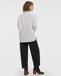 Chemise rayée à manches longues