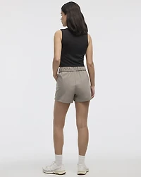 Stretch Pull-On Shorts with Zipped Pockets