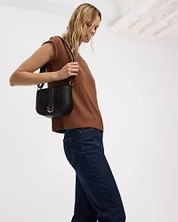 Extended-Sleeve Crew-Neck T-Shirt