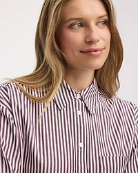 Chemise rayée à manches longues