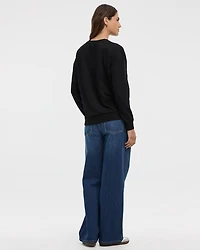 Long-Sleeve Crew-Neck Sweatshirt