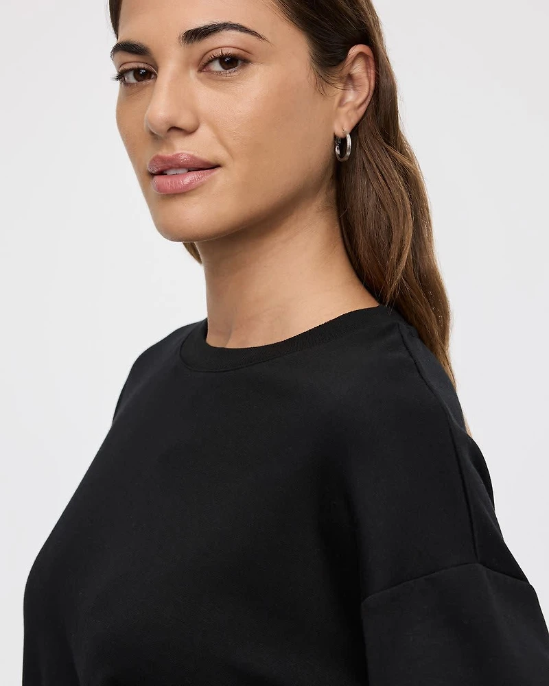 Long-Sleeve Crew-Neck Sweatshirt