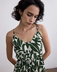 Sleeveless V-Neck Maxi Dress