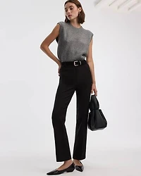Straight-Leg High-Rise Pant