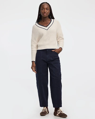 High-Rise Barrel Utility Pant