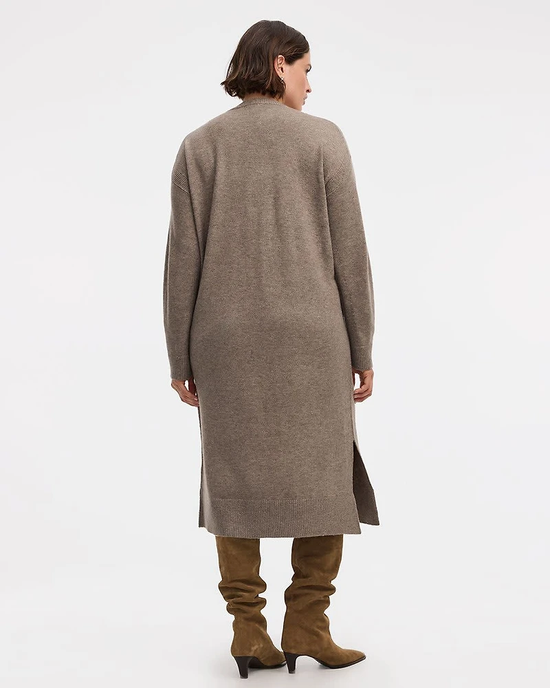 Robe midi en tricot DouceMaille à col rond