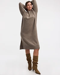 Robe midi en tricot DouceMaille à col rond