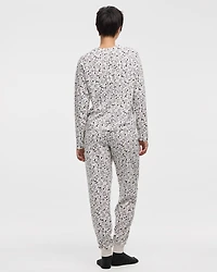 Long-Sleeve Top and Jogger Snoopy Cotton Pyjama Set