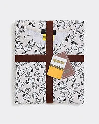 Ensemble pyjama Snoopy en coton à manches longues et jogger