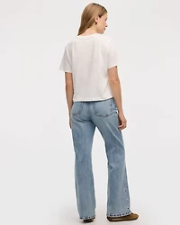 Flare-Leg Mid-Rise Jean