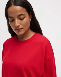 Long-Sleeve Crew-Neck Sweatshirt