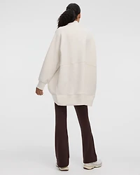 Long-Sleeve Open Cardigan with Pockets