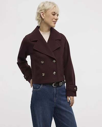 Manteau trench court
