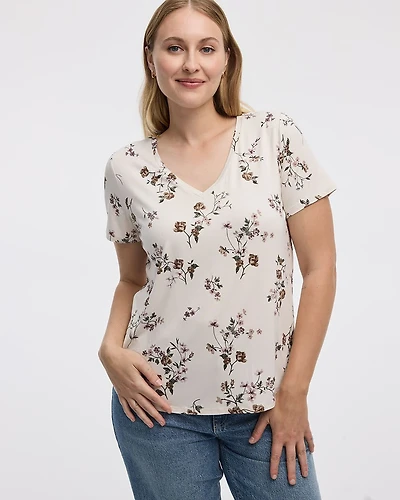 T-shirt à col V