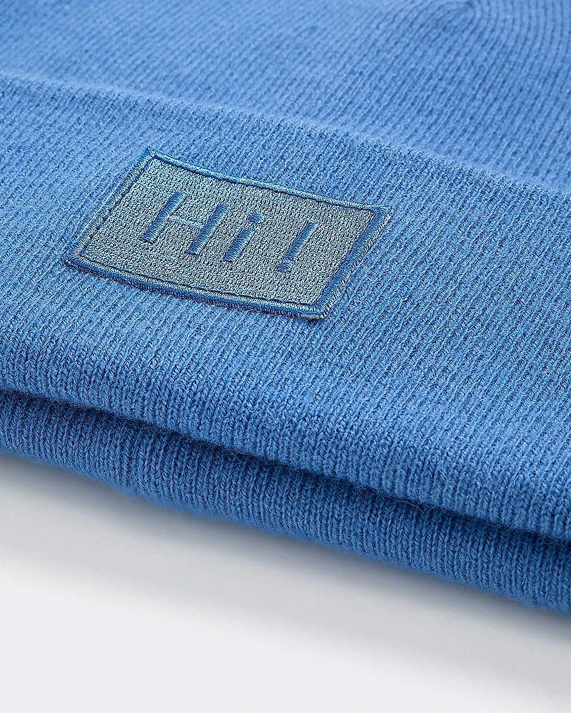 Fold-Over Beanie with Embroidered Patch