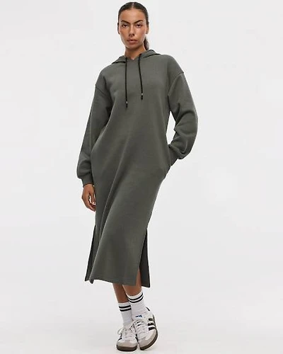 Long-Sleeve Hooded Dress