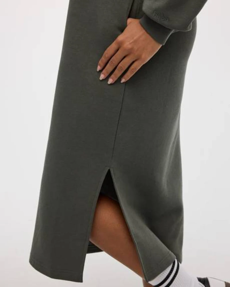 Long-Sleeve Hooded Dress
