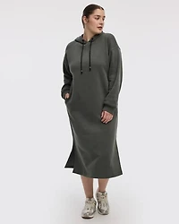 Long-Sleeve Hooded Dress