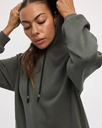 Long-Sleeve Hooded Dress