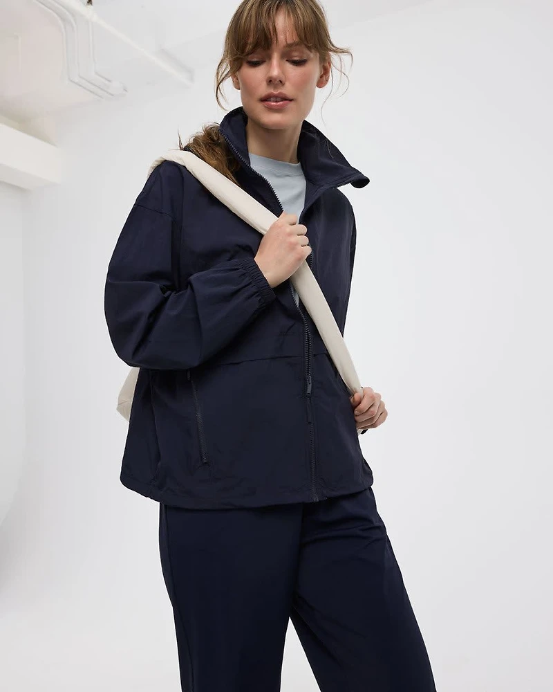 Manteau déperlant compressible