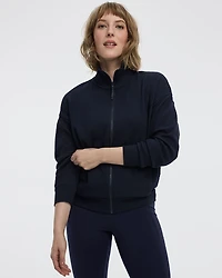 Textured-Jacquard Jacket