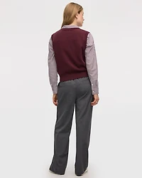 Débardeur en tricot à col V