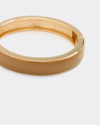 Bracelet rigide caramel